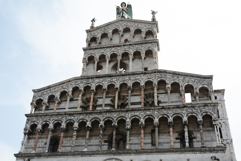 thefacadeofsanmicheleoneofthemanychurchesinthetown.jpg
